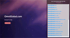 Desktop Screenshot of omniglobal.com