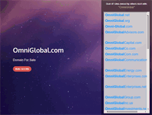 Tablet Screenshot of omniglobal.com